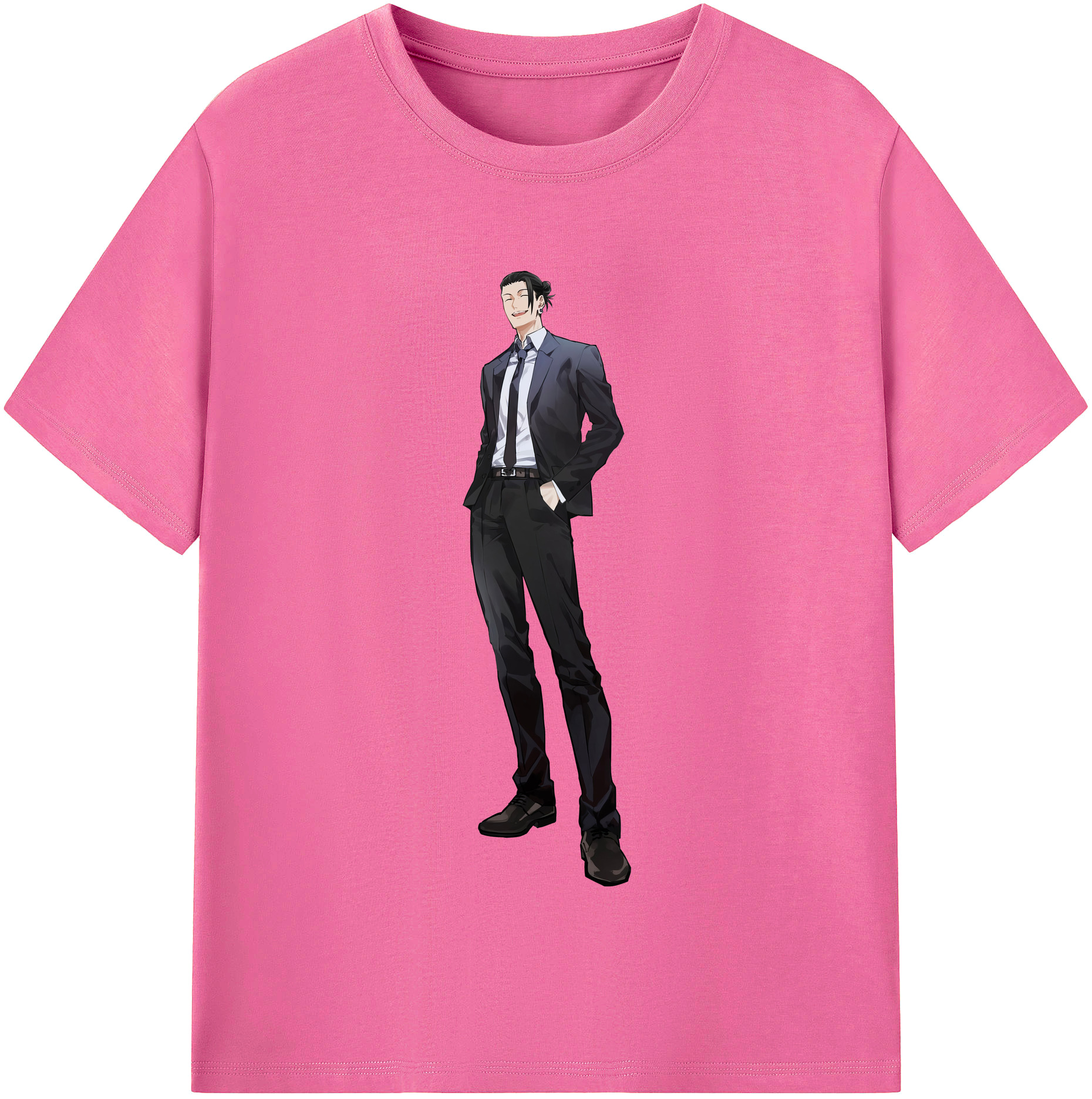 （画像用） 呪術廻戦 Jujutsu Kaisen レディースカジュアルプリントTシャツ（綿100％）